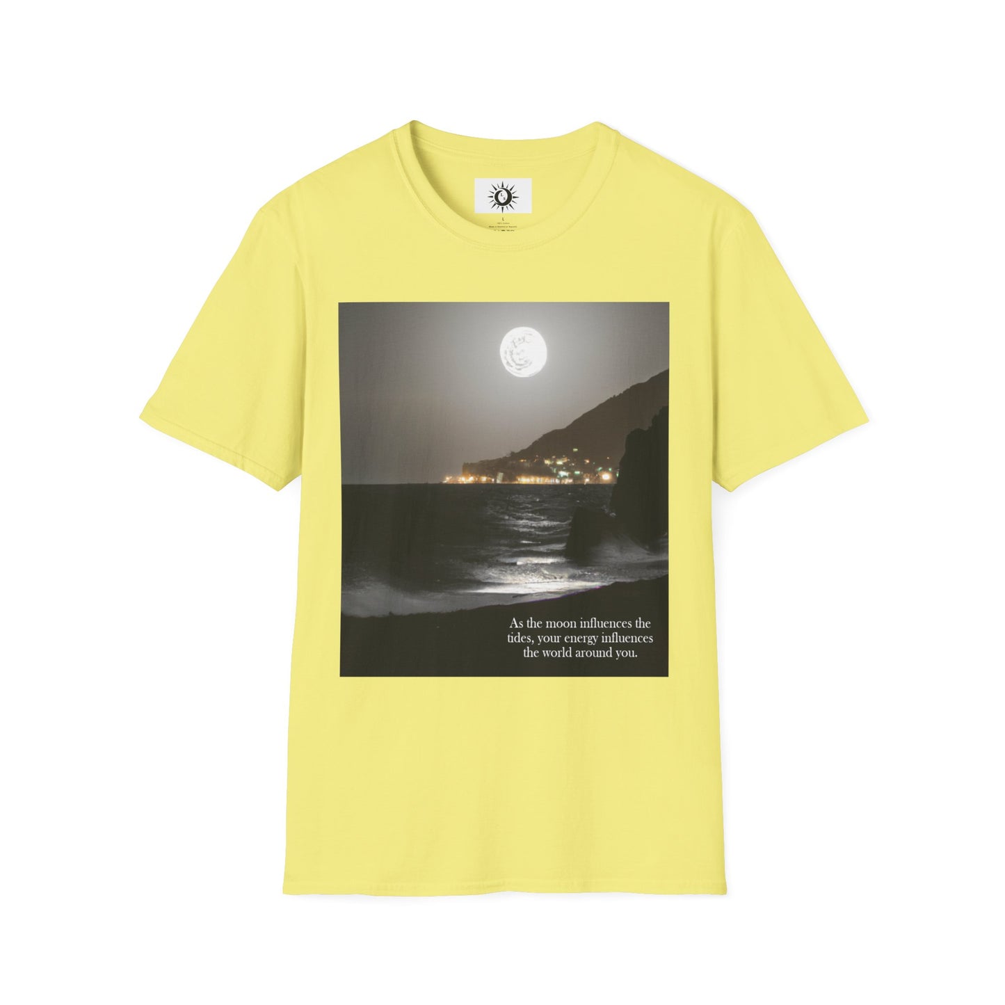 As the Moon Influences The Tides Unisex Softstyle T-Shirt