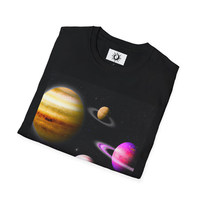 Let the universe lead you in perfect harmony Unisex Softstyle T-Shirt