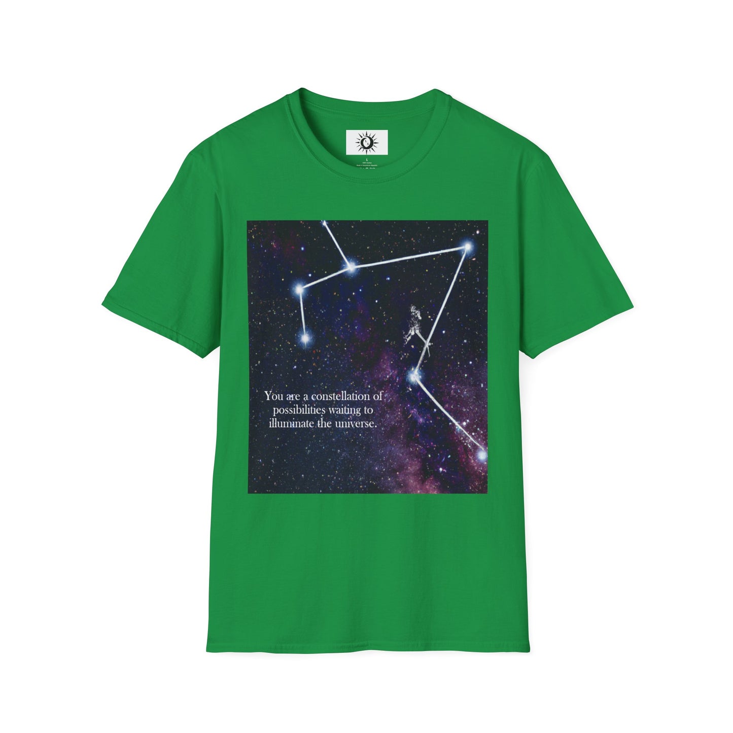 You are a constellation of possibilities universe Unisex Softstyle T-Shirt