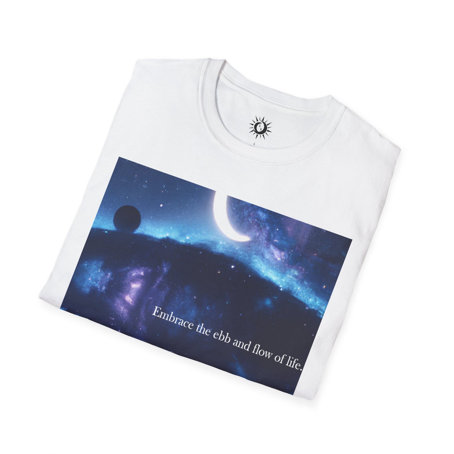 Embrace the ebb and flow of life Unisex Softstyle T-Shirt