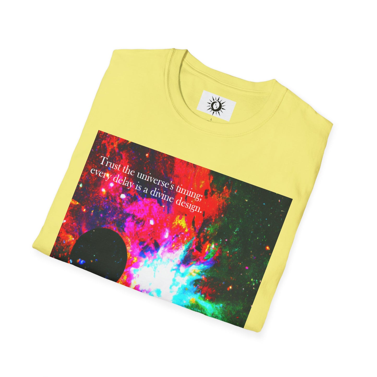 Every delay is a divine design Unisex Softstyle T-Shirt