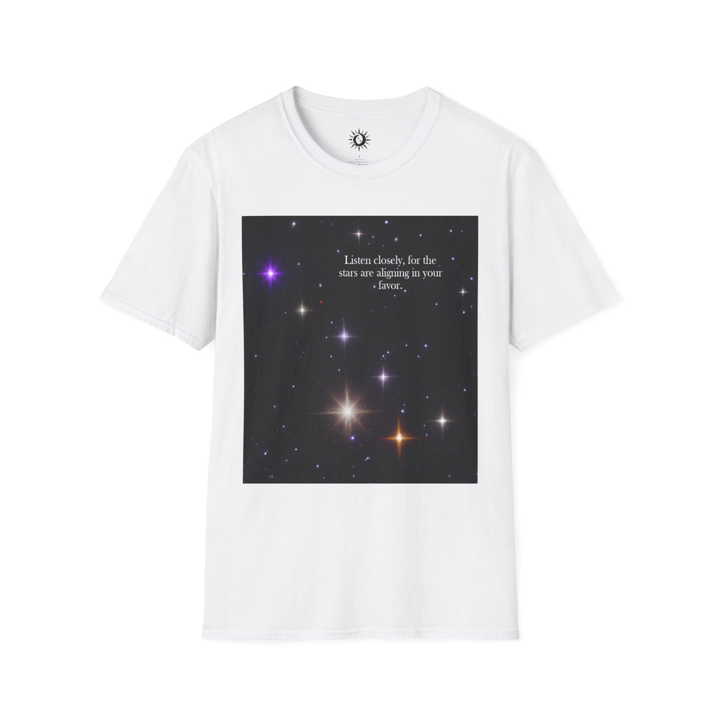 The stars are aligning in your favor Unisex Softstyle T-Shirt