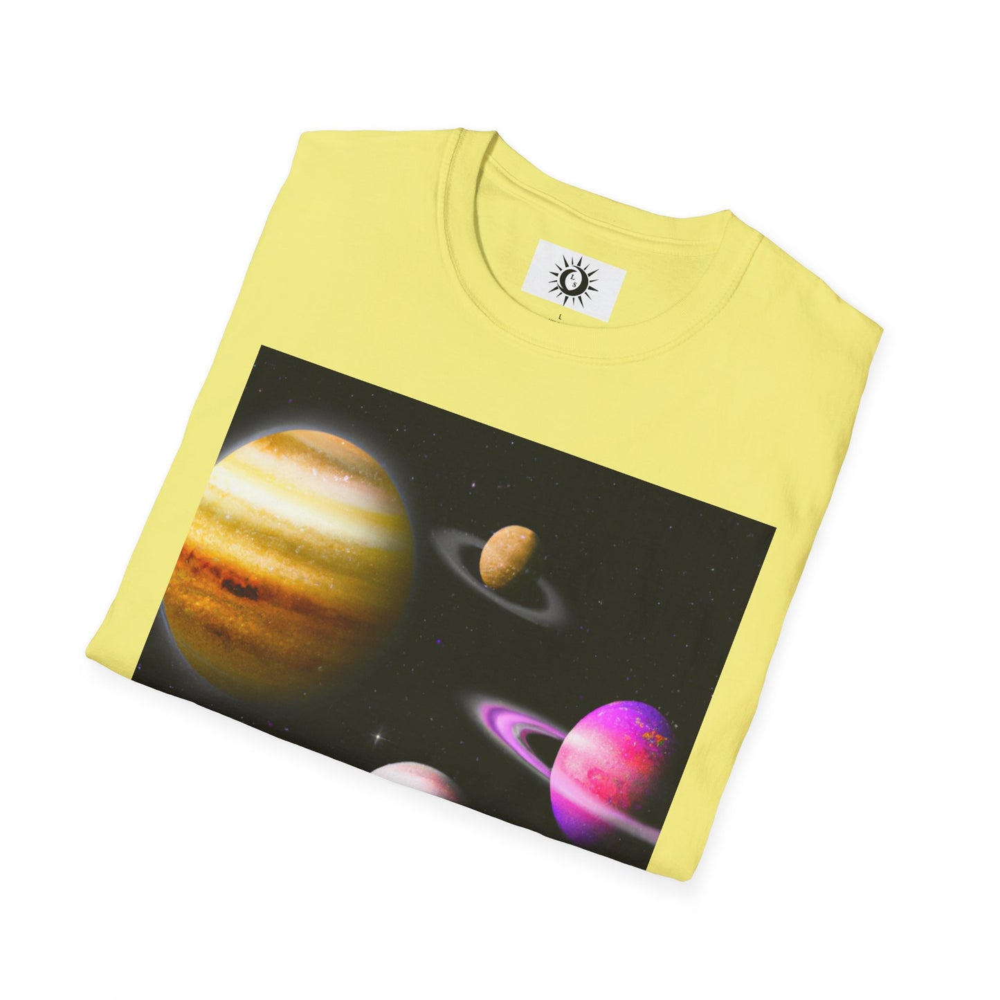 Let the universe lead you in perfect harmony Unisex Softstyle T-Shirt