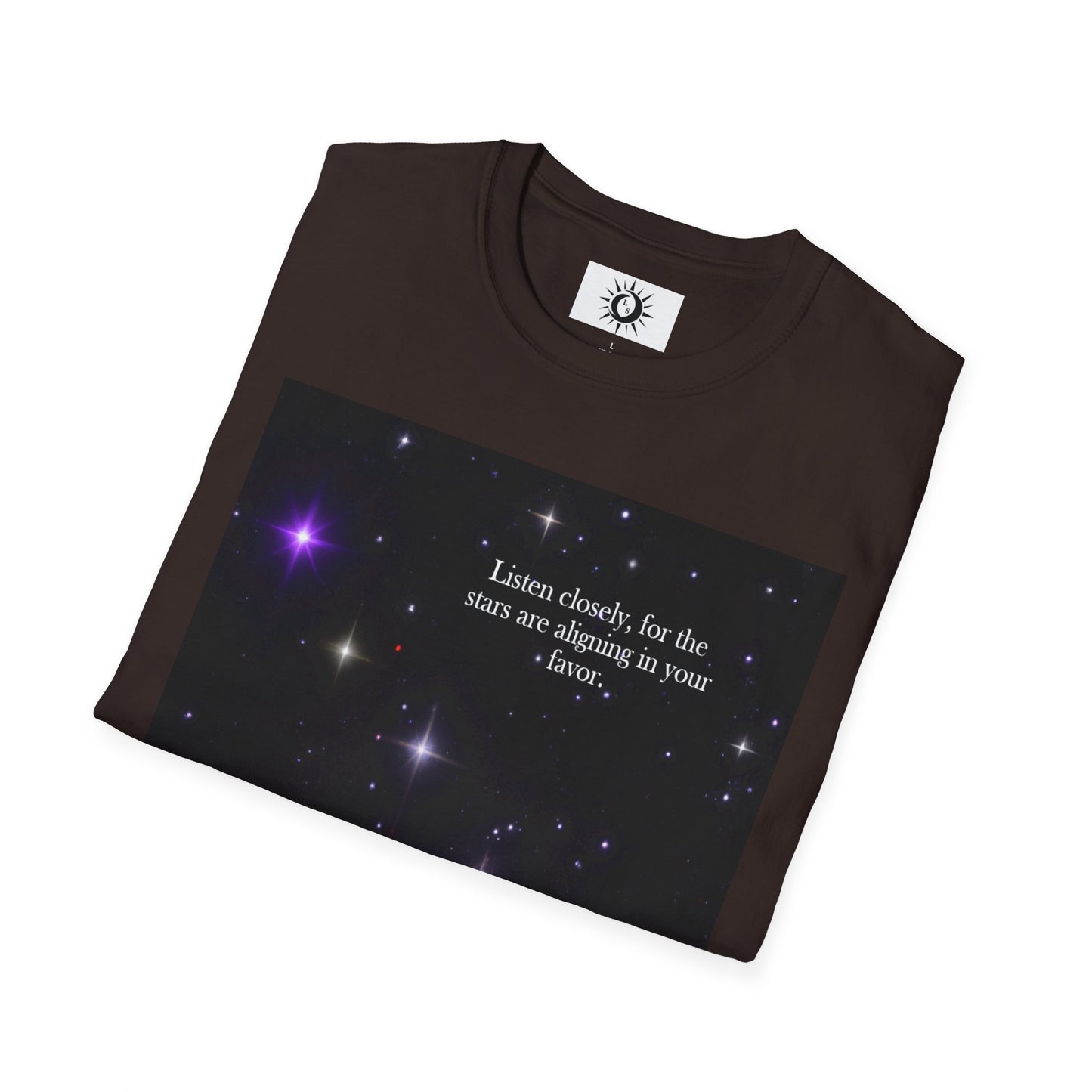 The stars are aligning in your favor Unisex Softstyle T-Shirt