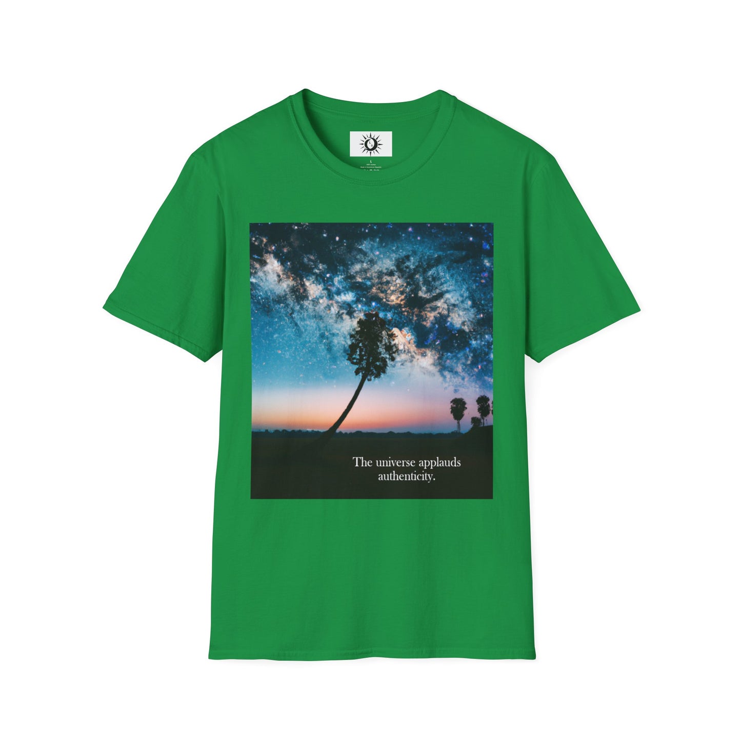 The universe applauds authenticity Unisex Softstyle T-Shirt