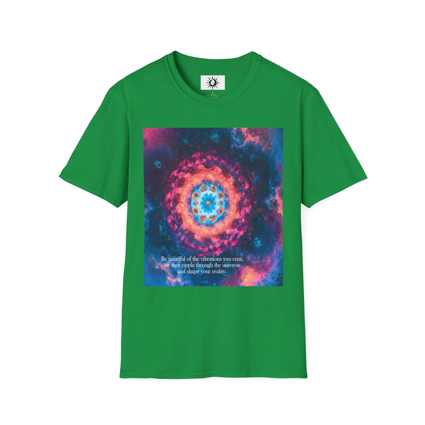 Be mindful of the vibrations you emit Unisex Softstyle T-Shirt