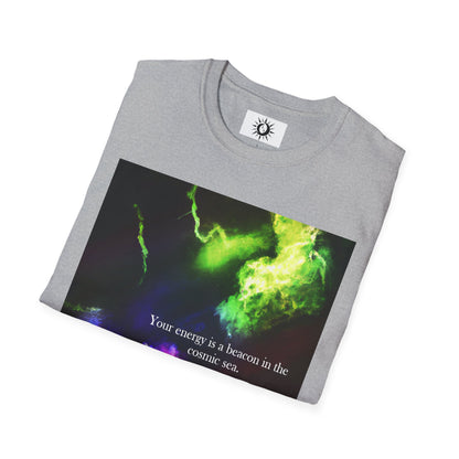 Beacon in the cosmic sea Unisex Softstyle T-Shirt