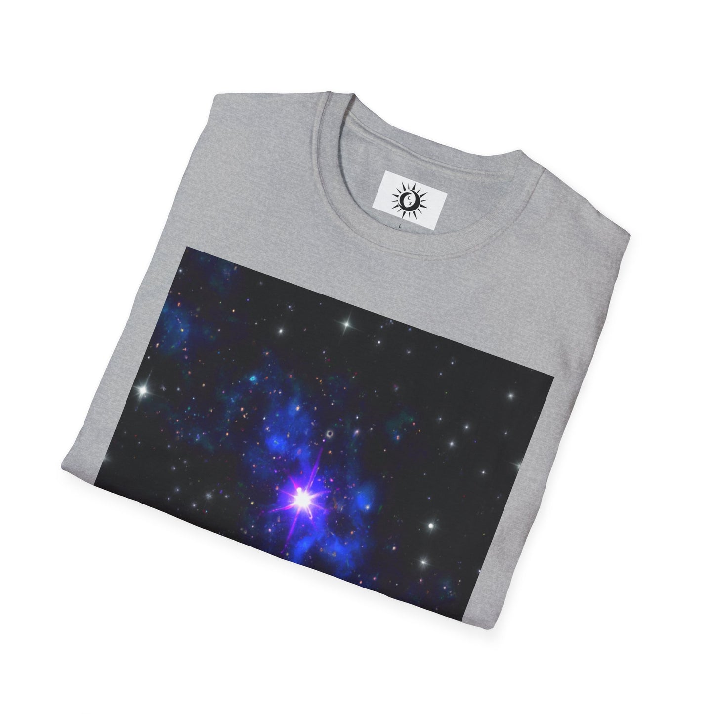 Stars can't shine without darkness Unisex Softstyle T-Shirt