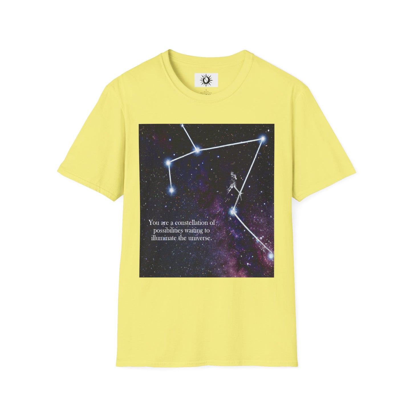 You are a constellation of possibilities universe Unisex Softstyle T-Shirt