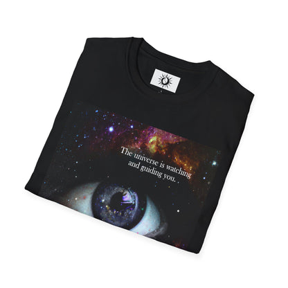 The universe is watching Unisex Softstyle T-Shirt