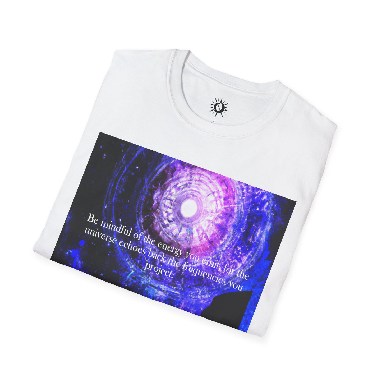 Be mindful of the energy you emit Unisex Softstyle T-Shirt