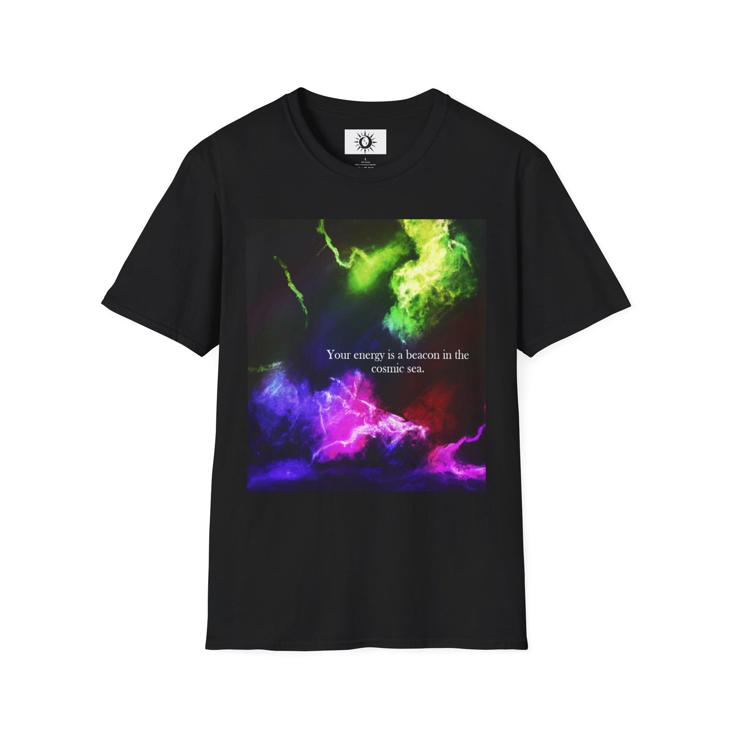 Beacon in the cosmic sea Unisex Softstyle T-Shirt