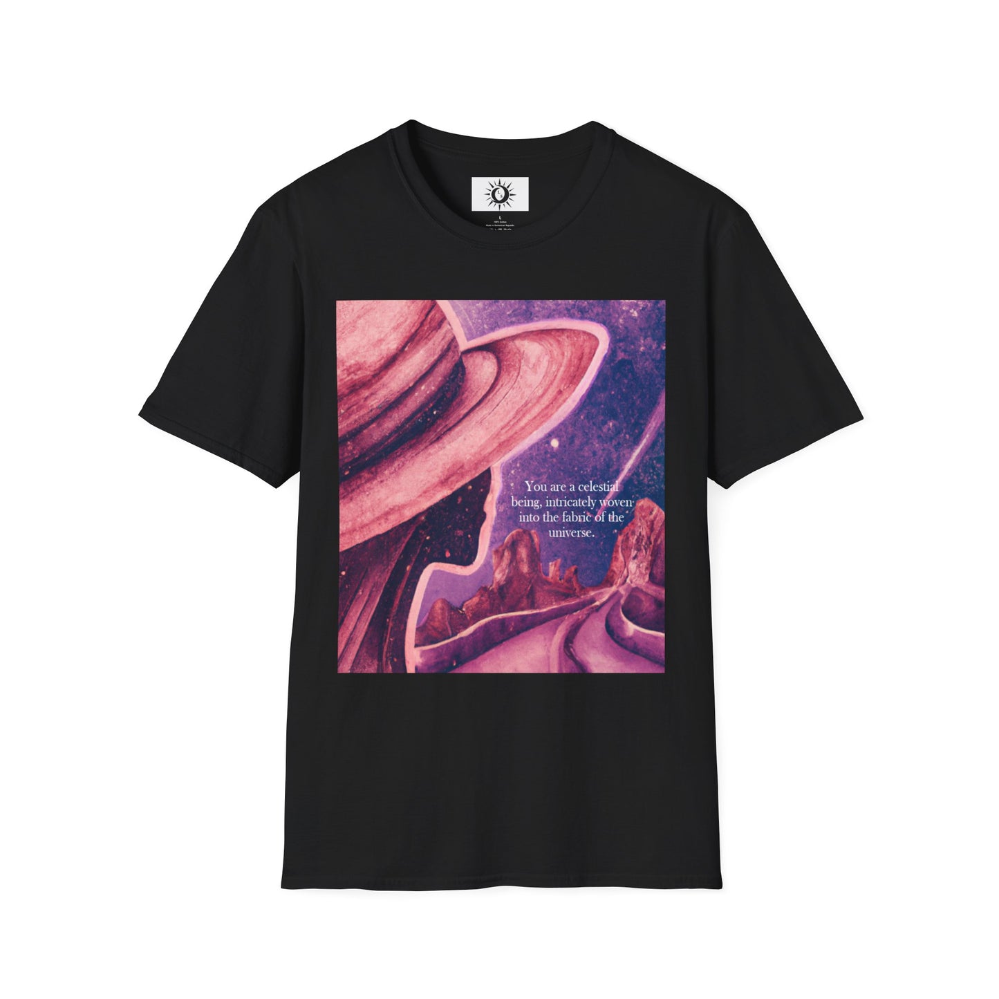 The fabric of the universe Unisex Softstyle T-Shirt