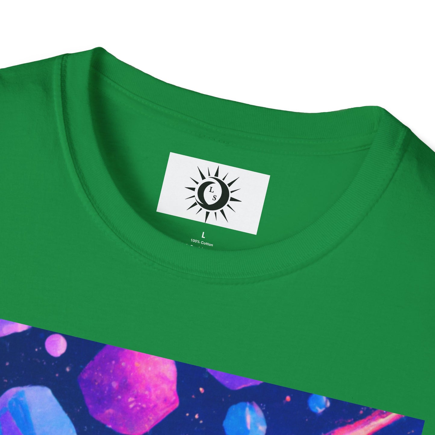 Surrender to the cosmic currents Unisex Softstyle T-Shirt