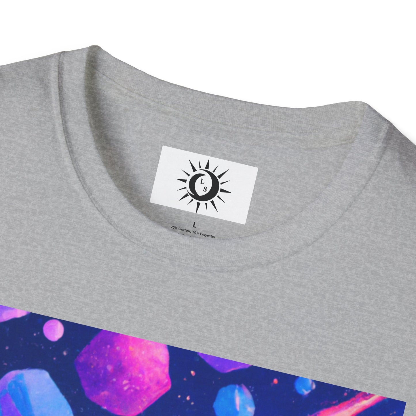 Surrender to the cosmic currents Unisex Softstyle T-Shirt