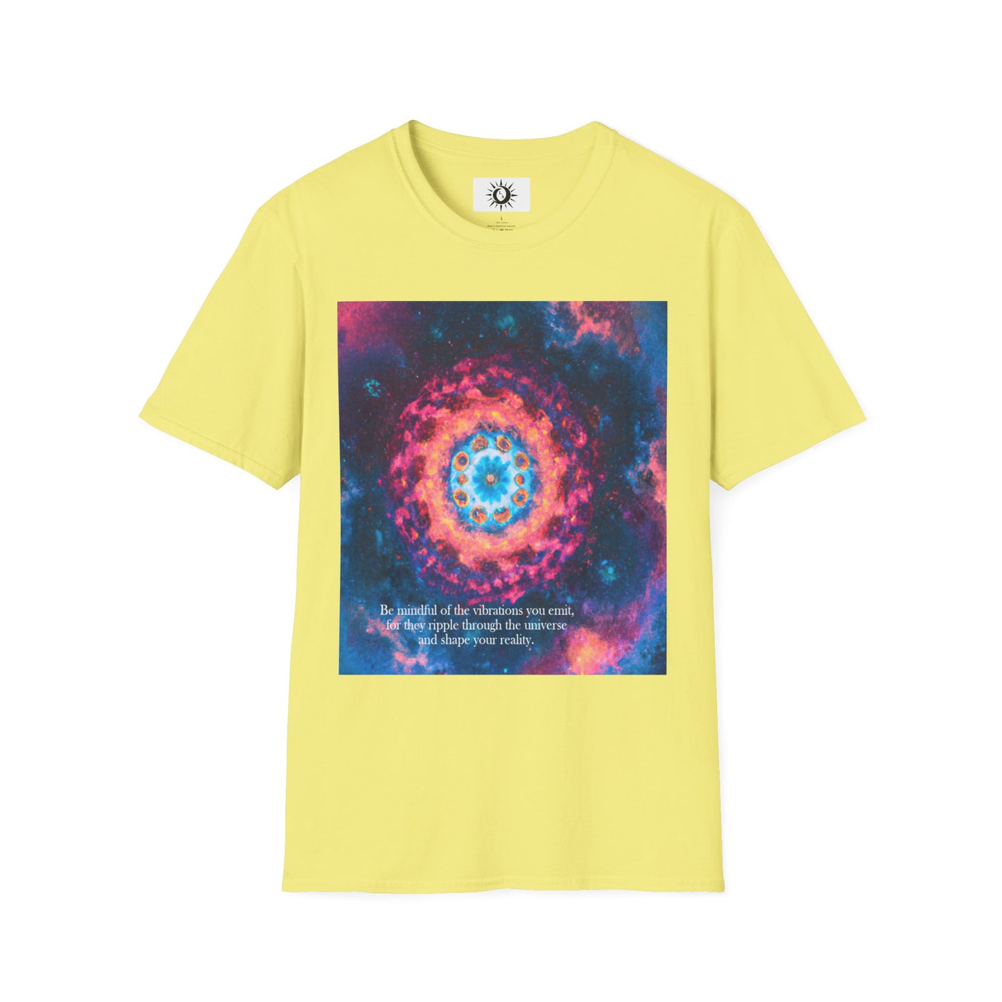 Be mindful of the vibrations you emit Unisex Softstyle T-Shirt