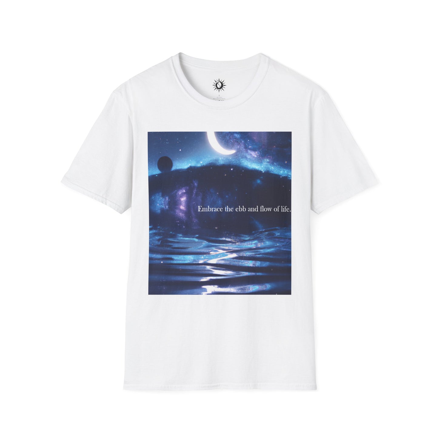 Embrace the ebb and flow of life Unisex Softstyle T-Shirt