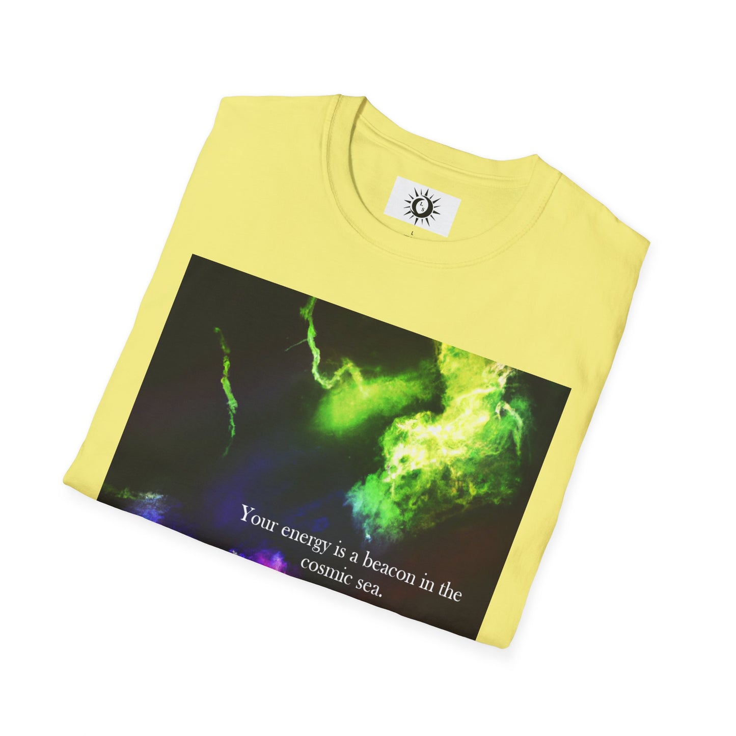 Beacon in the cosmic sea Unisex Softstyle T-Shirt