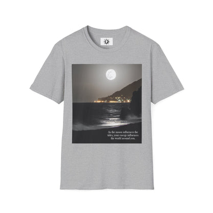 As the Moon Influences The Tides Unisex Softstyle T-Shirt