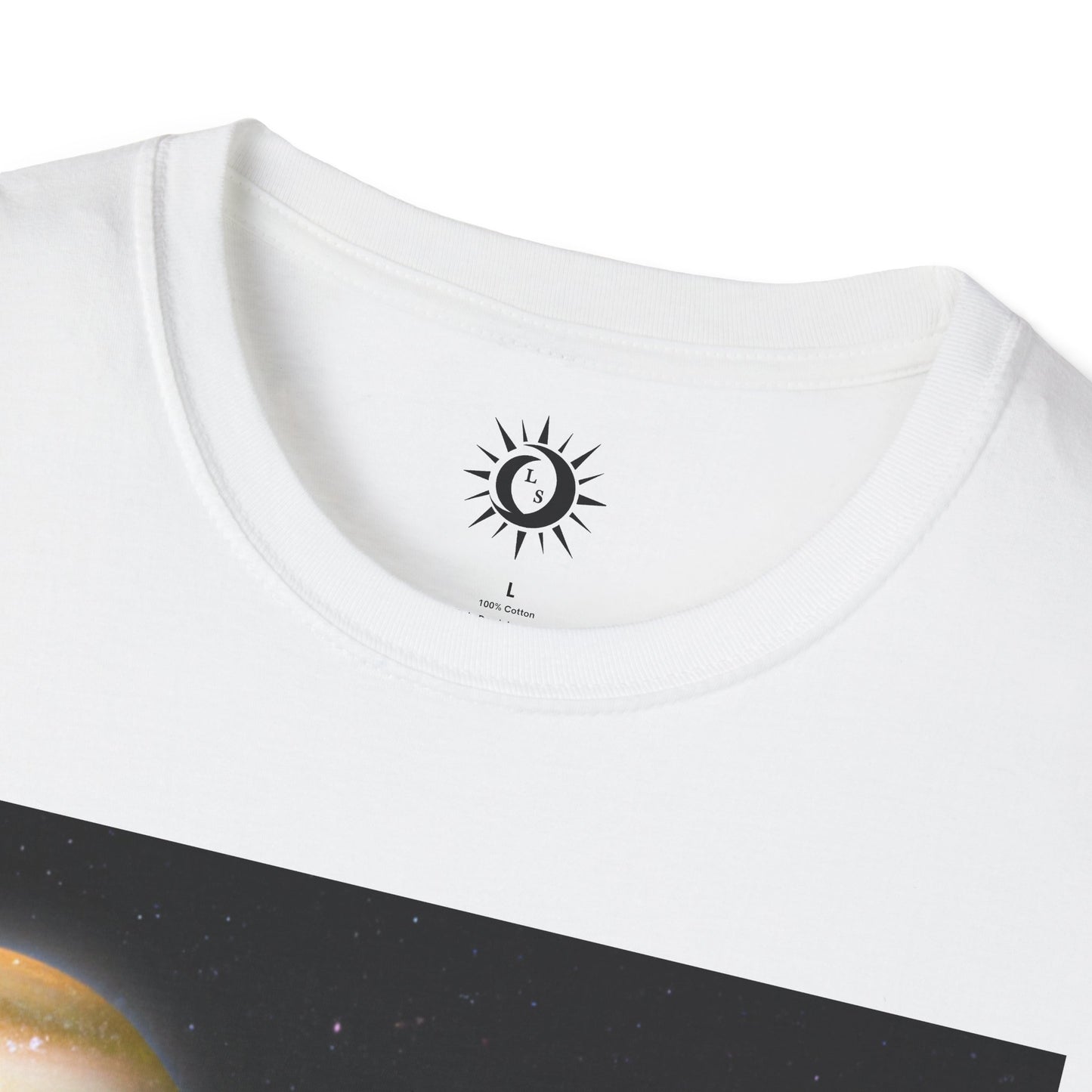 Let the universe lead you in perfect harmony Unisex Softstyle T-Shirt