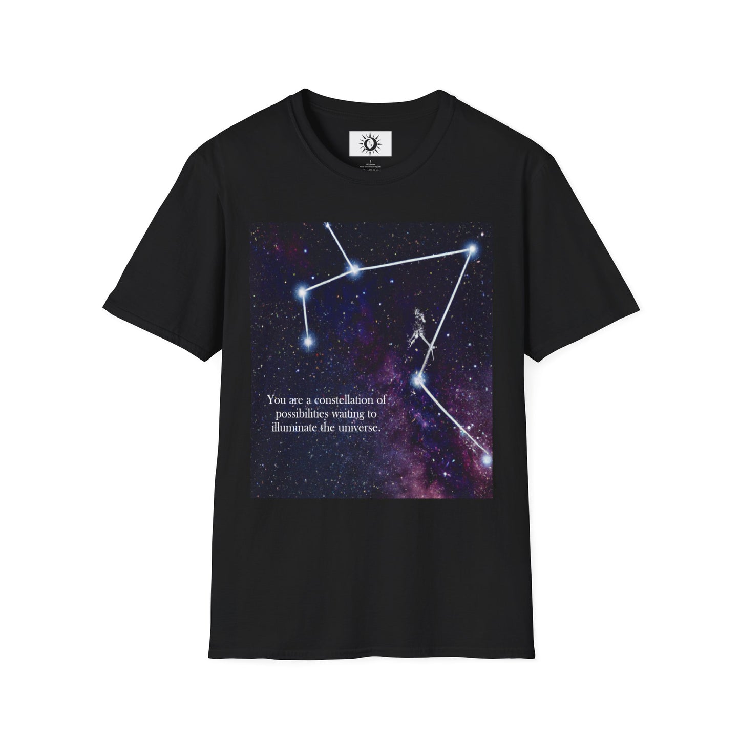 You are a constellation of possibilities universe Unisex Softstyle T-Shirt