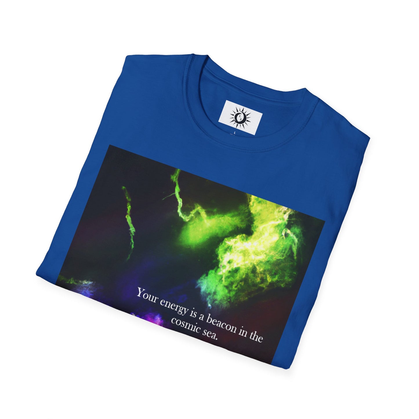 Beacon in the cosmic sea Unisex Softstyle T-Shirt