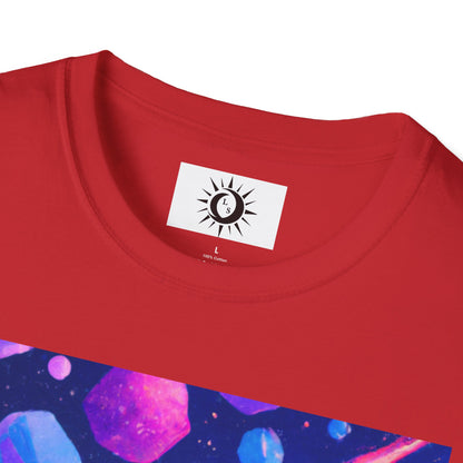 Surrender to the cosmic currents Unisex Softstyle T-Shirt