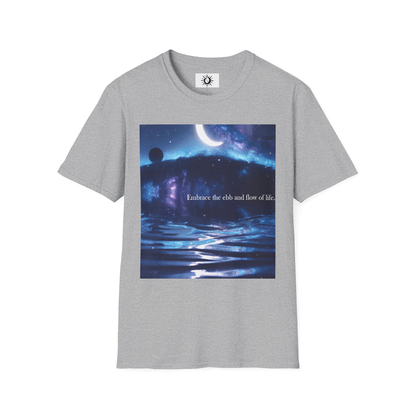 Embrace the ebb and flow of life Unisex Softstyle T-Shirt