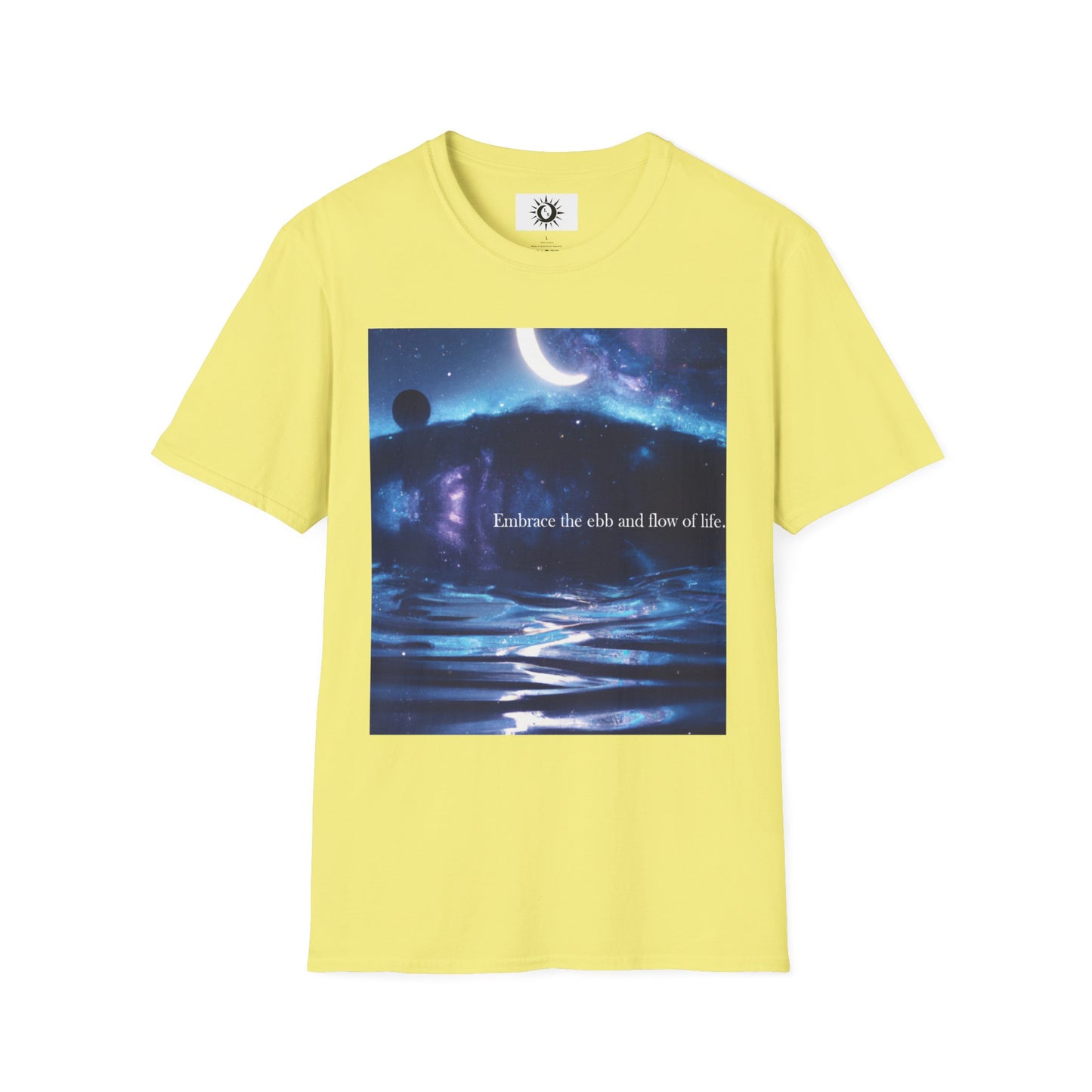 Embrace the ebb and flow of life Unisex Softstyle T-Shirt