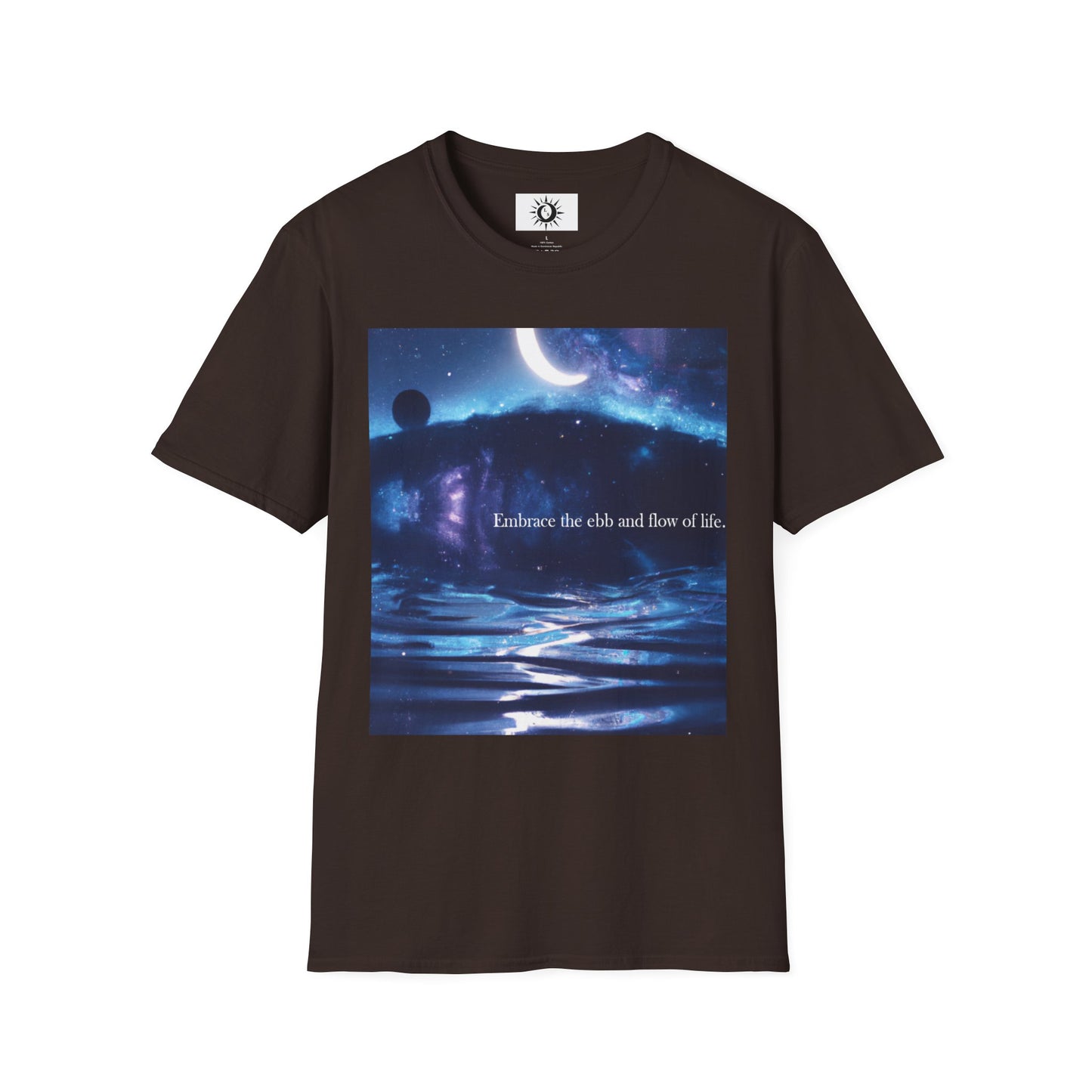 Embrace the ebb and flow of life Unisex Softstyle T-Shirt