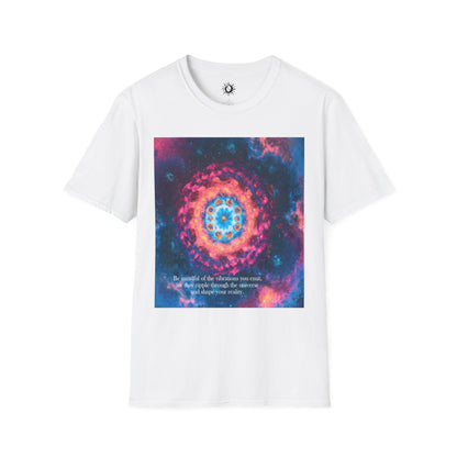 Be mindful of the vibrations you emit Unisex Softstyle T-Shirt