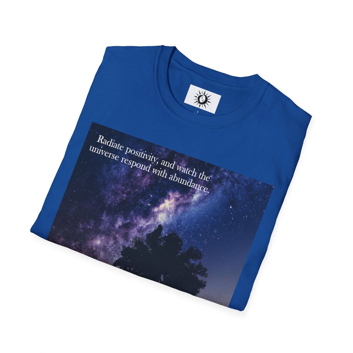 Watch the universe respond with abundance Unisex Softstyle T-Shirt