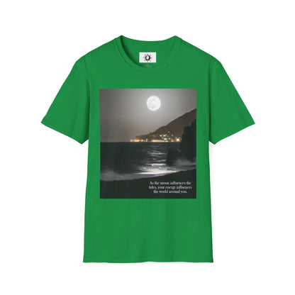 As the Moon Influences The Tides Unisex Softstyle T-Shirt