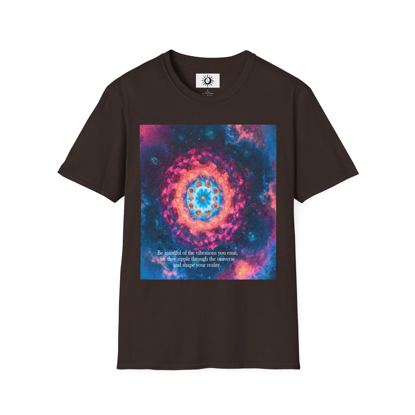 Be mindful of the vibrations you emit Unisex Softstyle T-Shirt