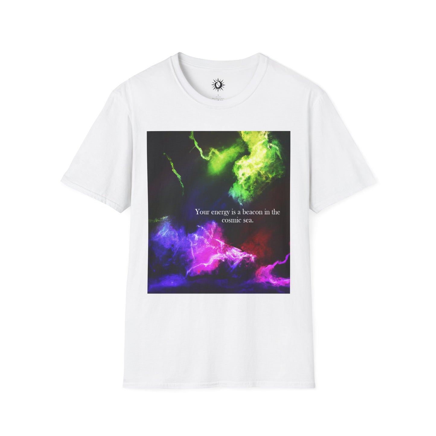 Beacon in the cosmic sea Unisex Softstyle T-Shirt