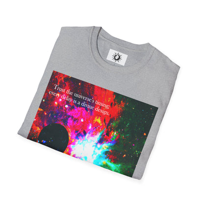 Every delay is a divine design Unisex Softstyle T-Shirt