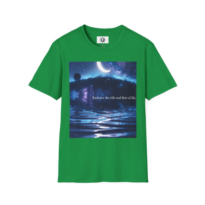 Embrace the ebb and flow of life Unisex Softstyle T-Shirt