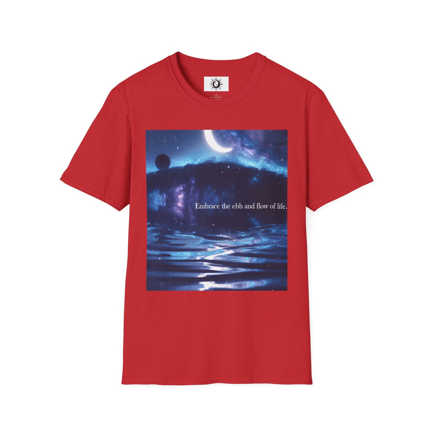 Embrace the ebb and flow of life Unisex Softstyle T-Shirt