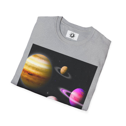 Let the universe lead you in perfect harmony Unisex Softstyle T-Shirt