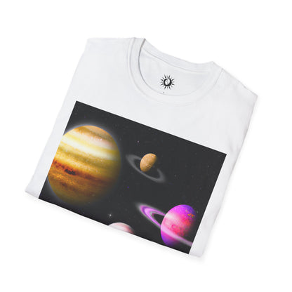 Let the universe lead you in perfect harmony Unisex Softstyle T-Shirt