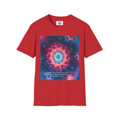 Be mindful of the vibrations you emit Unisex Softstyle T-Shirt