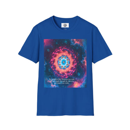 Be mindful of the vibrations you emit Unisex Softstyle T-Shirt