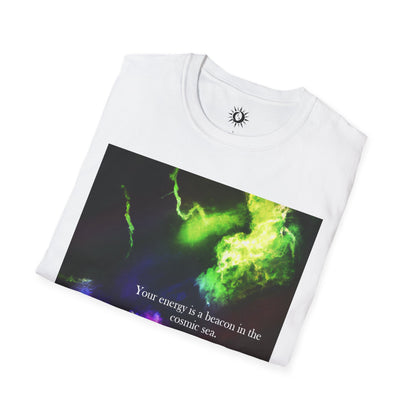 Beacon in the cosmic sea Unisex Softstyle T-Shirt