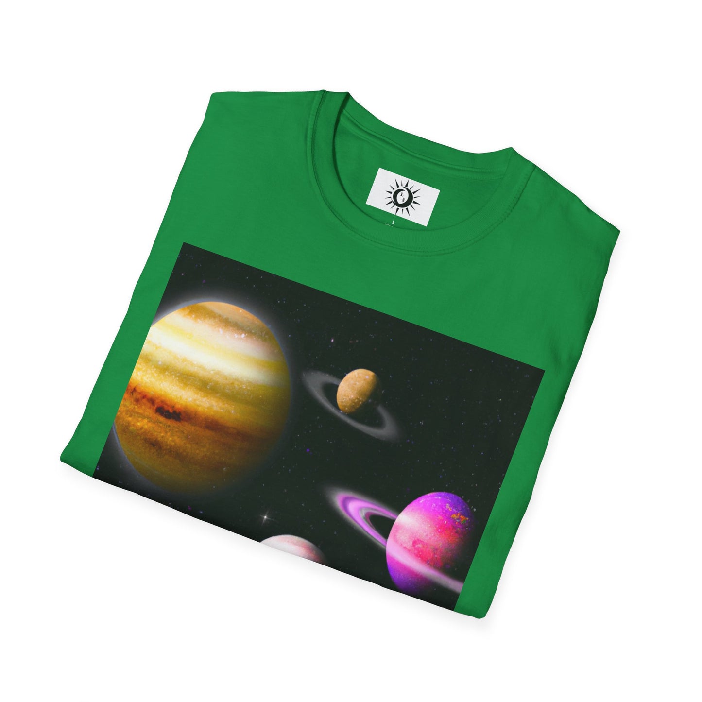 Let the universe lead you in perfect harmony Unisex Softstyle T-Shirt