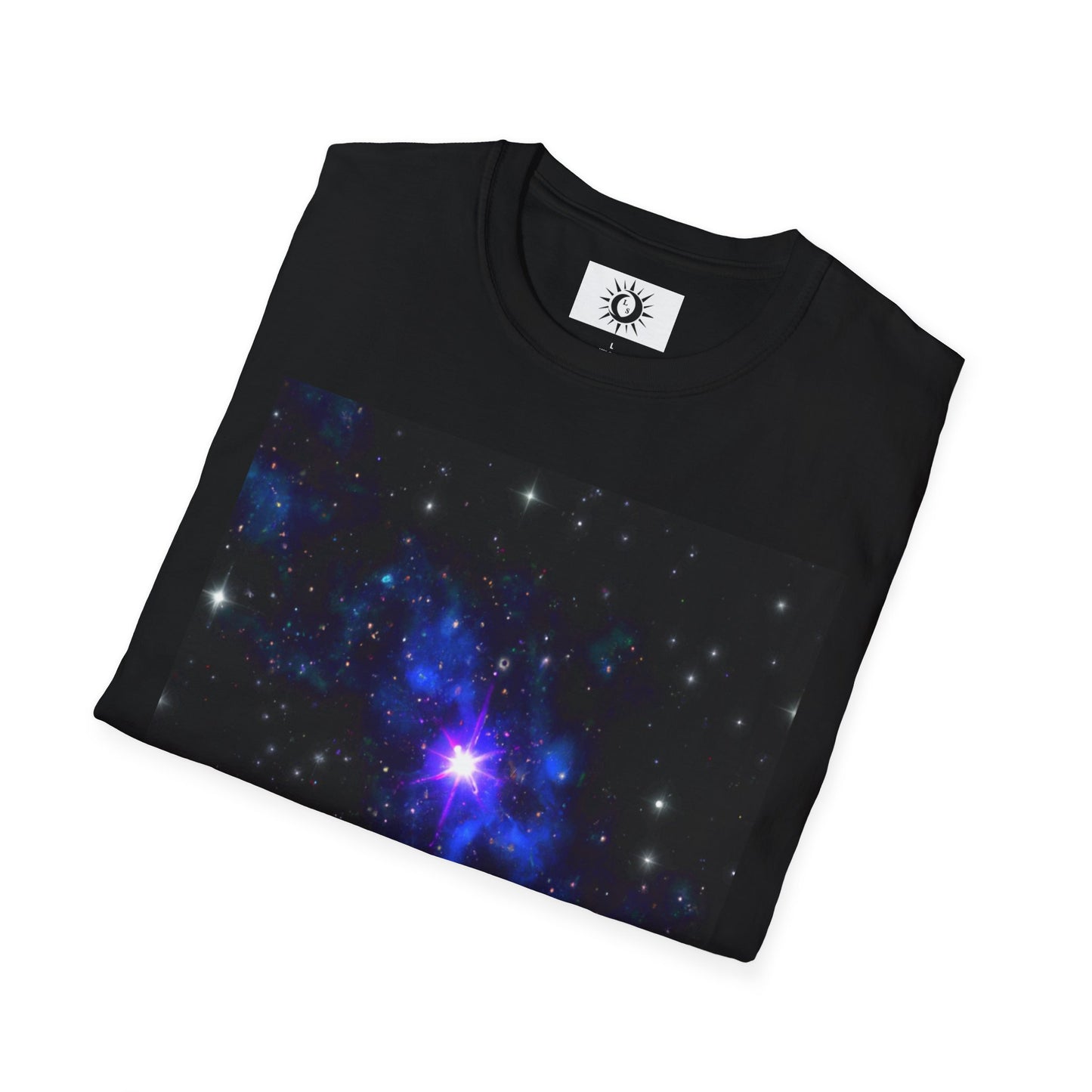 Stars can't shine without darkness Unisex Softstyle T-Shirt