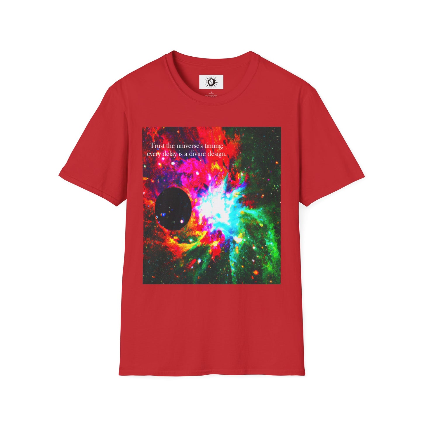 Every delay is a divine design Unisex Softstyle T-Shirt