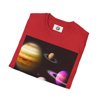 Let the universe lead you in perfect harmony Unisex Softstyle T-Shirt