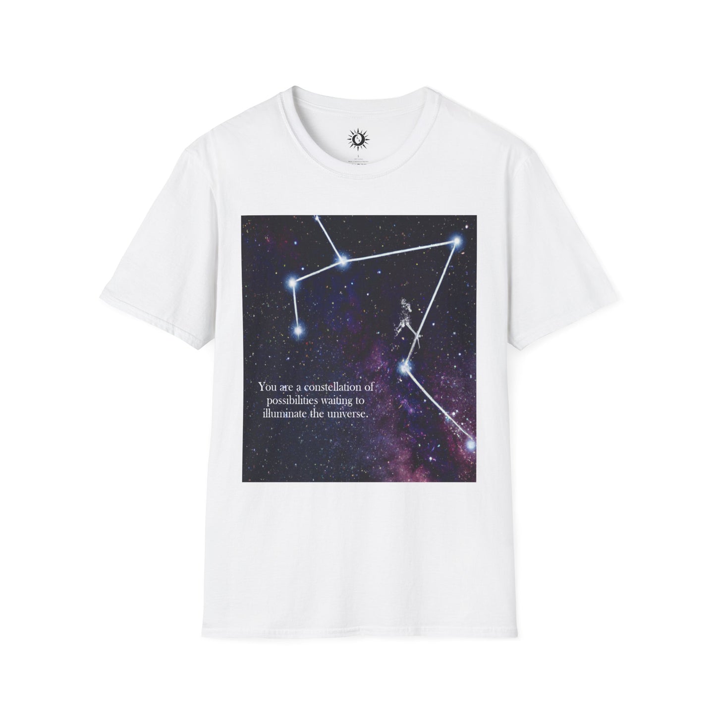 You are a constellation of possibilities universe Unisex Softstyle T-Shirt