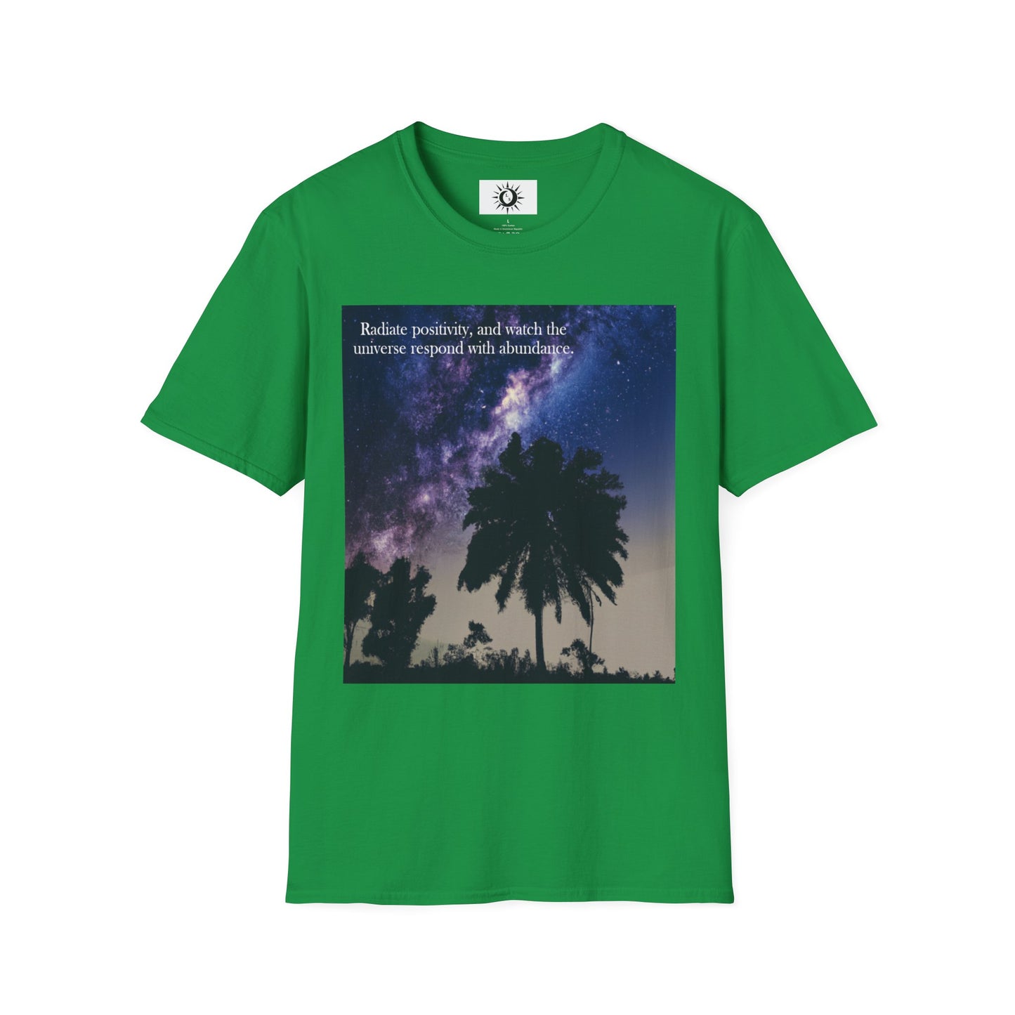 Watch the universe respond with abundance Unisex Softstyle T-Shirt